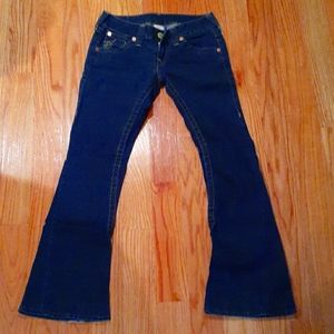 True Religion low rise flare jeans